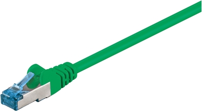 Изображение Goobay Patchcord S/FTP, Cat6a, LSZH, 2m, zielony (93742)