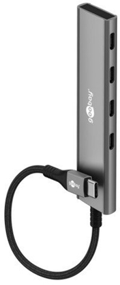 Picture of Slim 4-portowy koncentrator USB, USB-C na USB-C, 5 Gbit/s