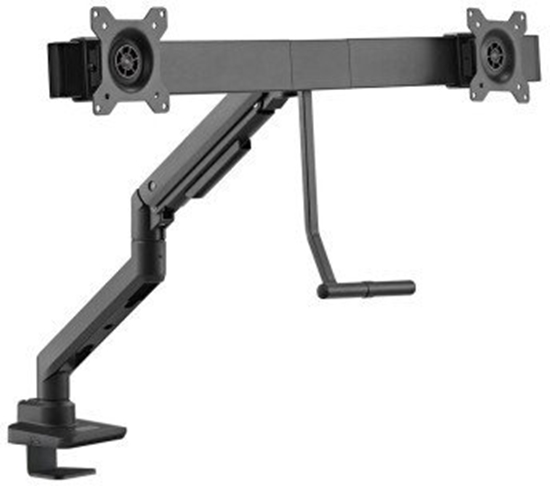 Изображение Goobay Uchwyt do monitorów podwójny Office, czarny