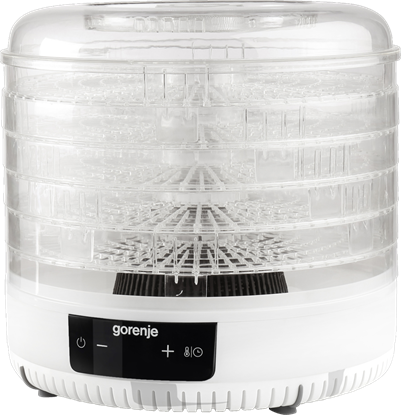 Attēls no Gorenje | Food Dryer | FDK500GCW | Power 380 W | Number of trays 5 | Integrated timer | White