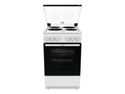 Picture of Gorenje Cooker | GE5A21WH | Hob type Electric | Oven type Electric | White | Width 50 cm | Grilling | Depth 59.4 cm | 68 L
