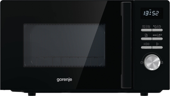 Изображение Gorenje Microwave Oven | MO20A4BH | Free standing | 20 L | 800 W | Grill | Black