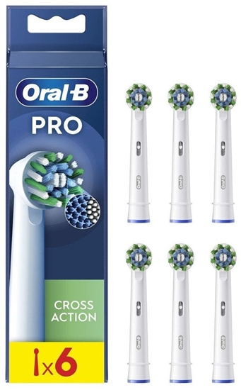 Изображение Gówka do Szczoteczki do Zbów Oral-B Pro Cross Action 6 Sztuk