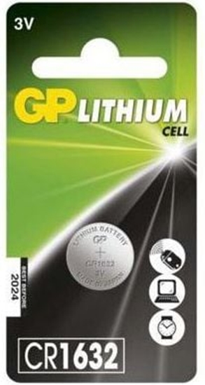 Изображение GP Bateria Cell CR1632 140mAh 1 szt.