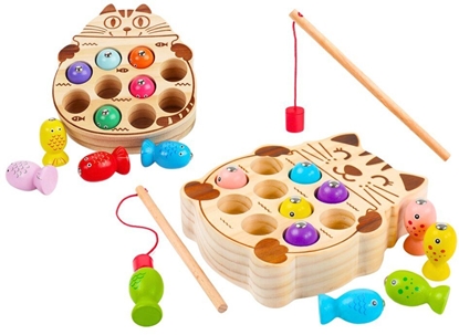 Attēls no Gra drewniana owienie rybek