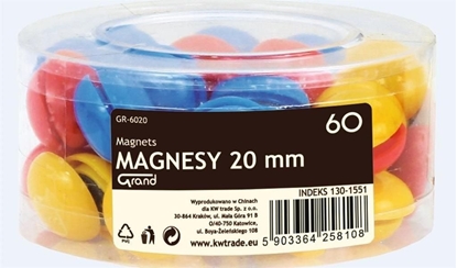 Attēls no Grand Magnesy 20mm tuba 60szt