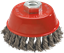 Изображение Graphite Szczotka druciana doczoowa 100mmxM14 INOX - 57H583
