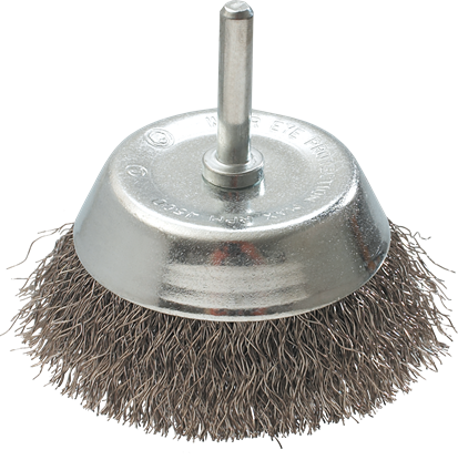 Attēls no Graphite Szczotka druciana doczoowa z trzpieniem 75mm INOX - 57H600