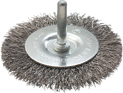 Attēls no Graphite Szczotka druciana tarczowa z trzpieniem 50mm INOX - 57H601