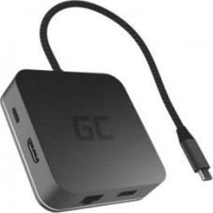 Изображение Green Cell 6in1 (USB 3.0 HDMI Ethernet USB-C) for Apple MacBook  Dell XPS  Asus ZenBook and others
