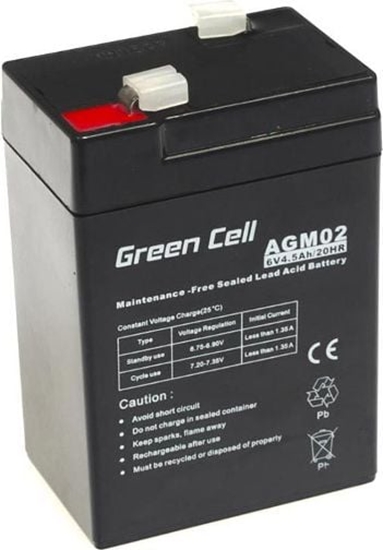 Изображение Green Cell Akumulator 6V/4.5Ah (AGM02)