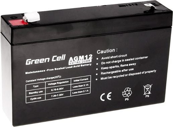 Изображение Green Cell Akumulator 6V/7Ah (AGM12)