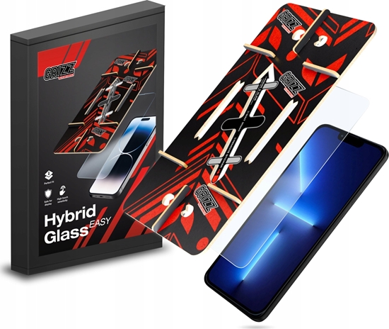 Изображение GrizzGlass Szko hybrydowe HybridGlass Easy do Apple iPhone 13 Pro