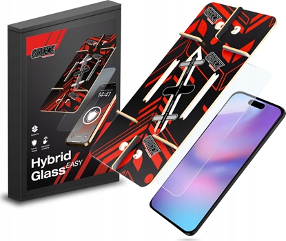 Attēls no GrizzGlass Szko hybrydowe HybridGlass Easy do Apple iPhone 16 Plus