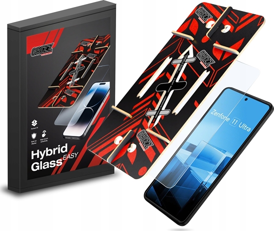 Picture of GrizzGlass Szko hybrydowe HybridGlass Easy do Asus Zenfone 11 Ultra