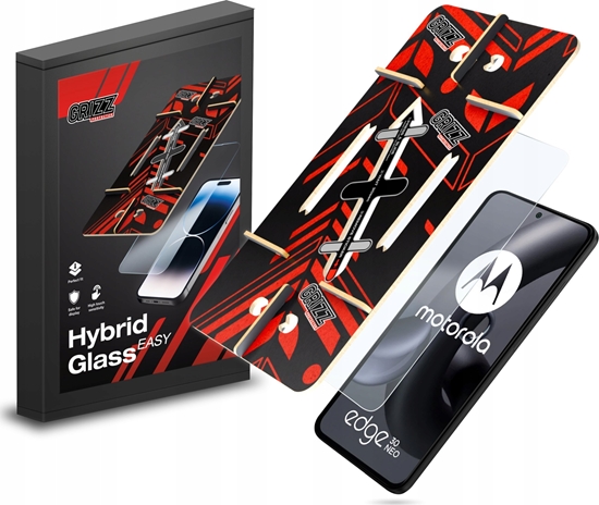 Picture of GrizzGlass Szko hybrydowe HybridGlass Easy do Motorola Edge 30 Neo