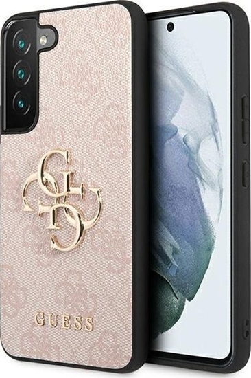 Изображение Guess Etui Guess GUHCS23S4GMGPI Samsung Galaxy S23 róowy/pink hardcase 4G Big Metal Logo