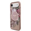 Picture of Guess IML Flowers Strap MagSafe Case for iPhone Air / Pink