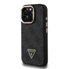 Picture of Guess PU 4G Strass Triangle Logo Stand Camera Frame MagSafe Case for iPhone 15 Pro Max / Black