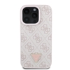 Picture of Guess PU 4G Strass Triangle Metal Logo Case for iPhone 16 Pro Max / Pink