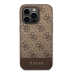 Picture of Guess PU 4G Stripe Case for iPhone 14 Pro Max / Brown