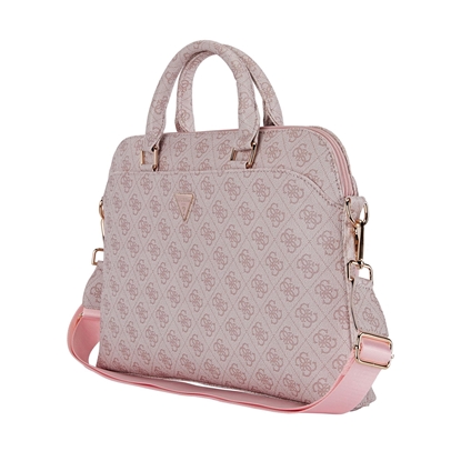 Picture of Guess PU 4G Triangle Logo Computer Bag 13/14/15" / Pink