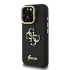 Picture of Guess PU Grained 4G Logo Stand Camera Frame Case for iPhone 15 Pro / Black