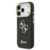 Picture of Guess PU Grained 4G Logo Stand Camera Frame Case for iPhone 17 Pro / Black