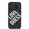 Picture of Guess PU Leather 4G Big Love Logo MagSafe Case for iPhone 16 Pro / Black