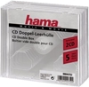 Изображение Hama CD-Double-Box     pack of 5 Transparent Jewel-Case     44752