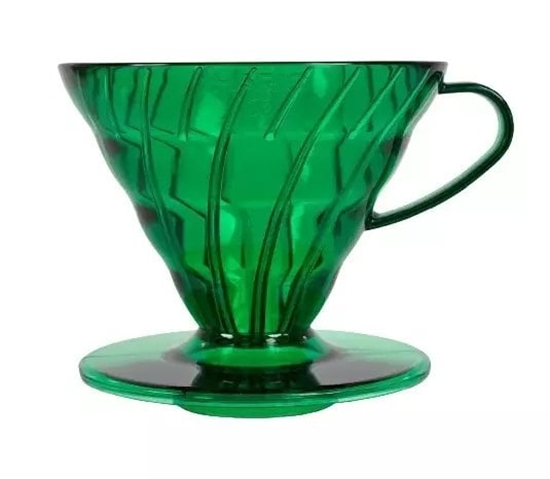 Изображение Hario Plastikowy drip V60-02 Bamboo Green - Zielony