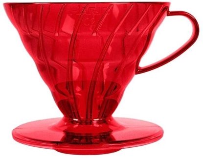 Picture of Hario Plastikowy Drip V60-02 Desert Red - Czerwony