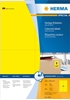 Picture of HERMA Coloured Labels A4 105x148 mm yellow paper matt 400 pcs.