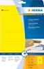 Picture of HERMA Coloured labels A4 105x42.3 mm yellow paper matt 280 pcs.