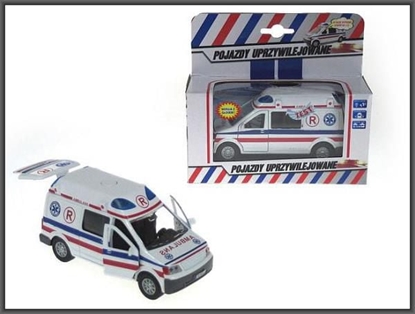 Picture of Hipo Karetka Pogotowia Van wiato dwik w pudeku 14cm (HKG076)