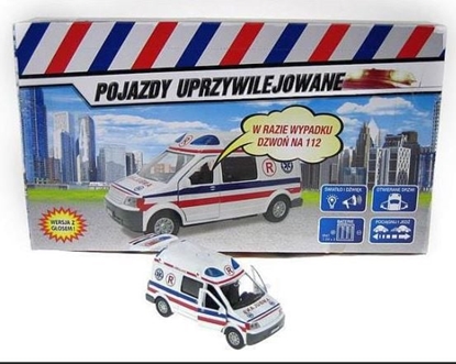 Picture of Hipo Karetka Pogotowia Van z gosem 14cm - HKG075