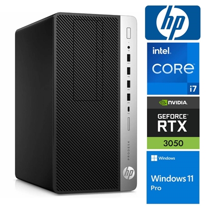 Изображение HP 600 G4 MT i7-8700 16GB 512SSD M.2 NVME RTX3050 6GB WIN11Pro