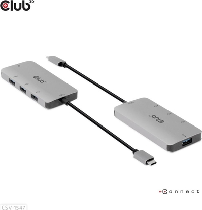 Изображение HUB USB Club 3D 4x USB-A 3.2 Gen2 (CSV-1547)