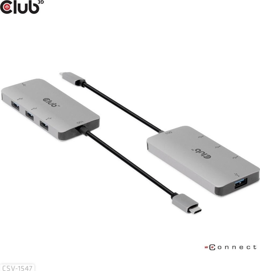 Изображение HUB USB Club 3D 4x USB-A 3.2 Gen2 (CSV-1547)