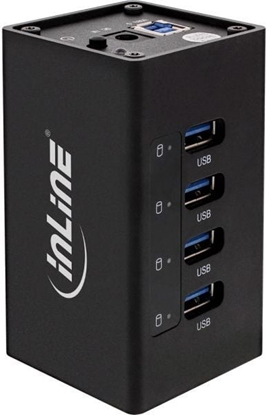 Attēls no HUB USB InLine 4x USB-A 3.0 (35395A)