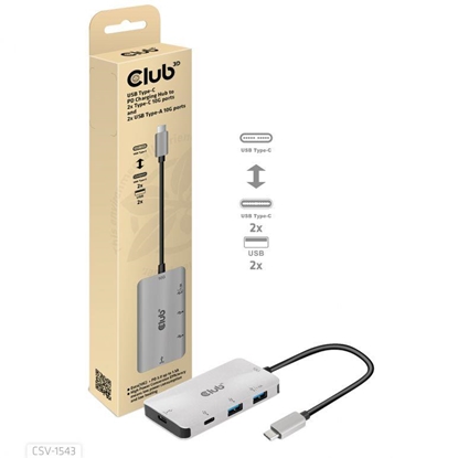 Изображение I/O HUB USB-C PD CHARGING/CSV-1543 CLUB3D