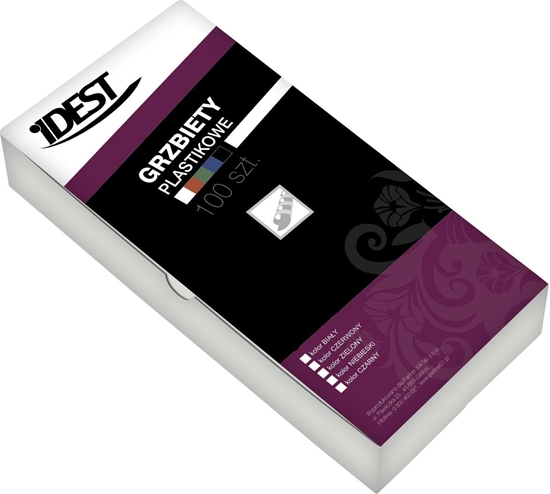 Изображение Idest Grzbiety plastikowe do bindowania 16mm czarny 100szt. (BEGGP160BCPX0100001)