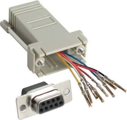 Изображение InLine Adapter 9 Pin Sub-D eski - RJ45 eski - 68889B