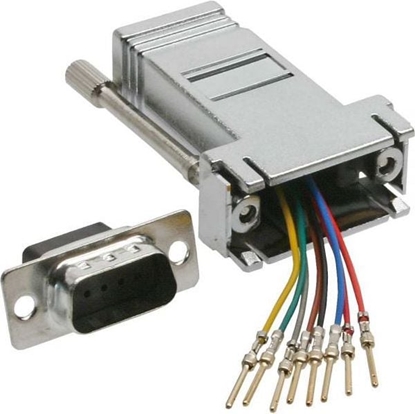 Изображение InLine Adapter 9 Pin Sub-D mski - RJ45 eski - 68889M