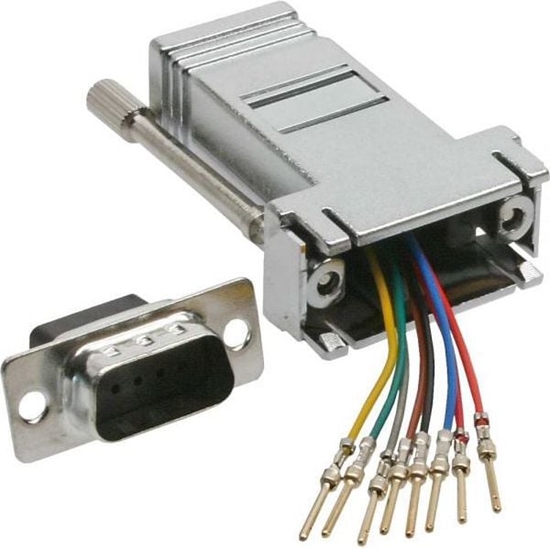 Изображение InLine Adapter 9 Pin Sub-D mski - RJ45 eski - 68889M