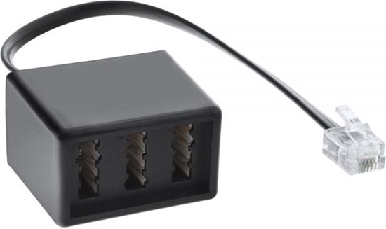 Picture of InLine Adapter Kabel RJ11 6P4C mski - TAE NFN eski (69942A)