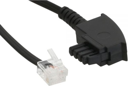 Picture of InLine ADSL Splitter, TAE-F German - 6P2C DEC, 6m (18606)