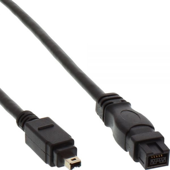 Изображение InLine Firewire 9-pin - Firewire 4-pin, 1.8m, Czarny (34902)