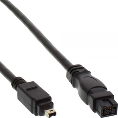 Picture of InLine Firewire 9-pin - Firewire 4-pin, 1m, Czarny (34901)