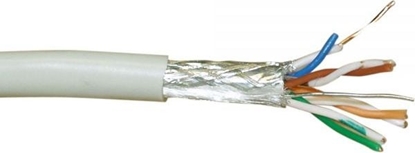 Picture of InLine InLine Solid Installation Cable SF/UTP Cat.5e AWG24 CU halogen free 50m